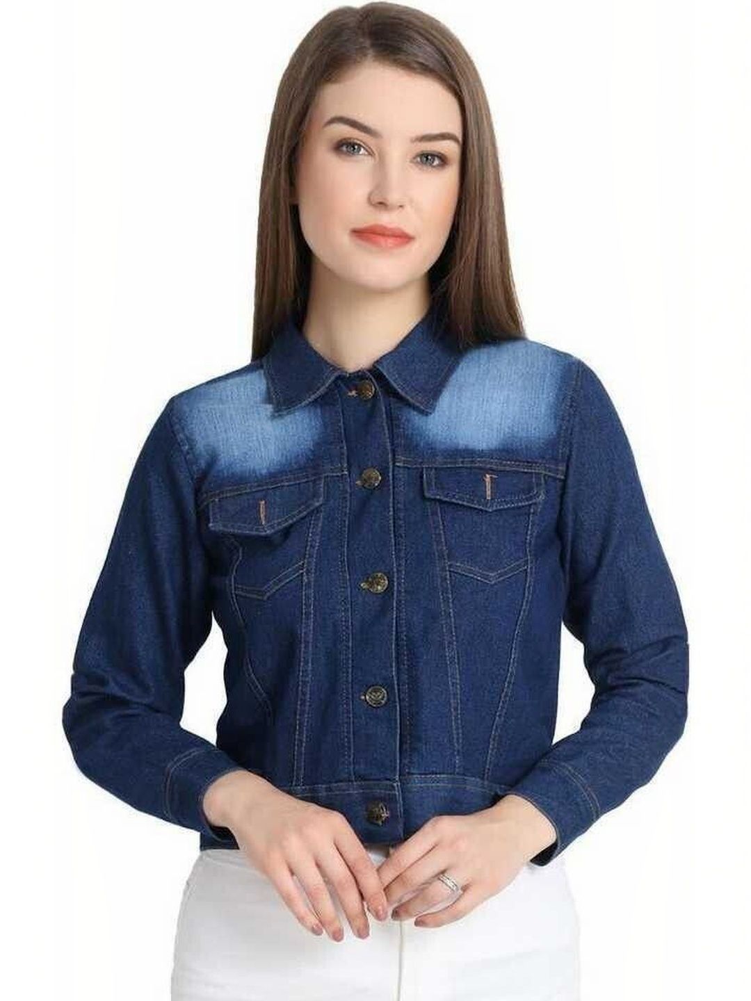 KASHIANXSTYLE Women Crop Denim Jacket-picture-17