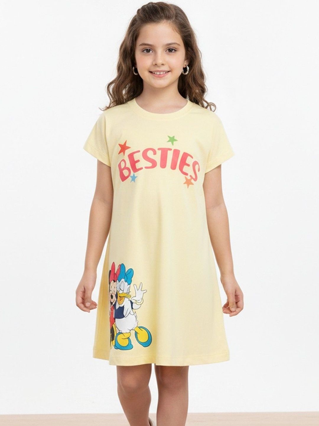 YK Disney Print A-Line Dress-picture-3
