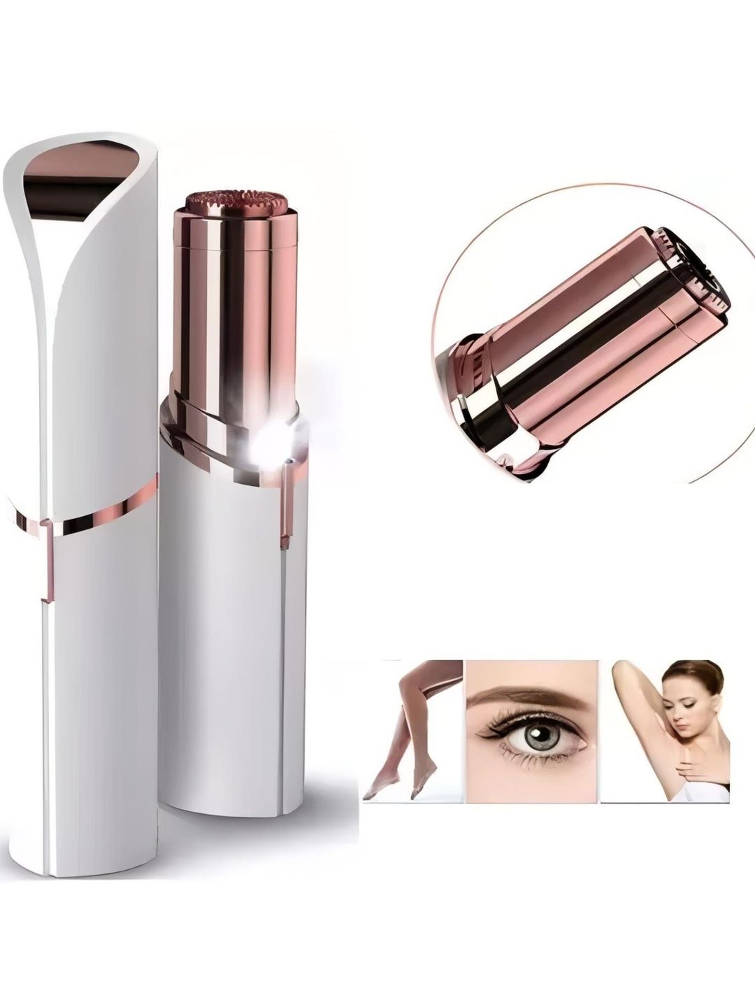 Elecsera Flawless & Painless Eyebrow & Facial Hair Remover Epilator-picture-28