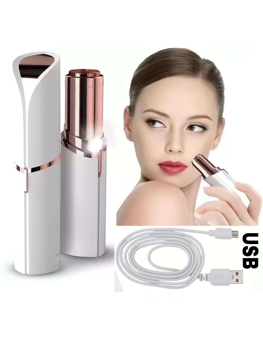 Elecsera Flawless & Painless Eyebrow & Facial Hair Remover Epilator-picture-23
