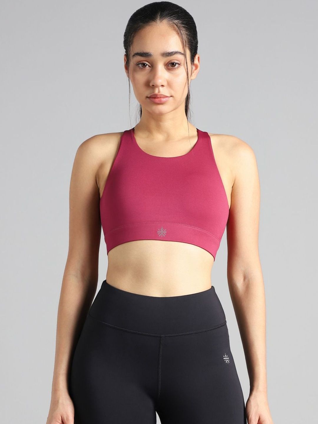 CULT Women Maroon High Impact Running Bra-picture-15
