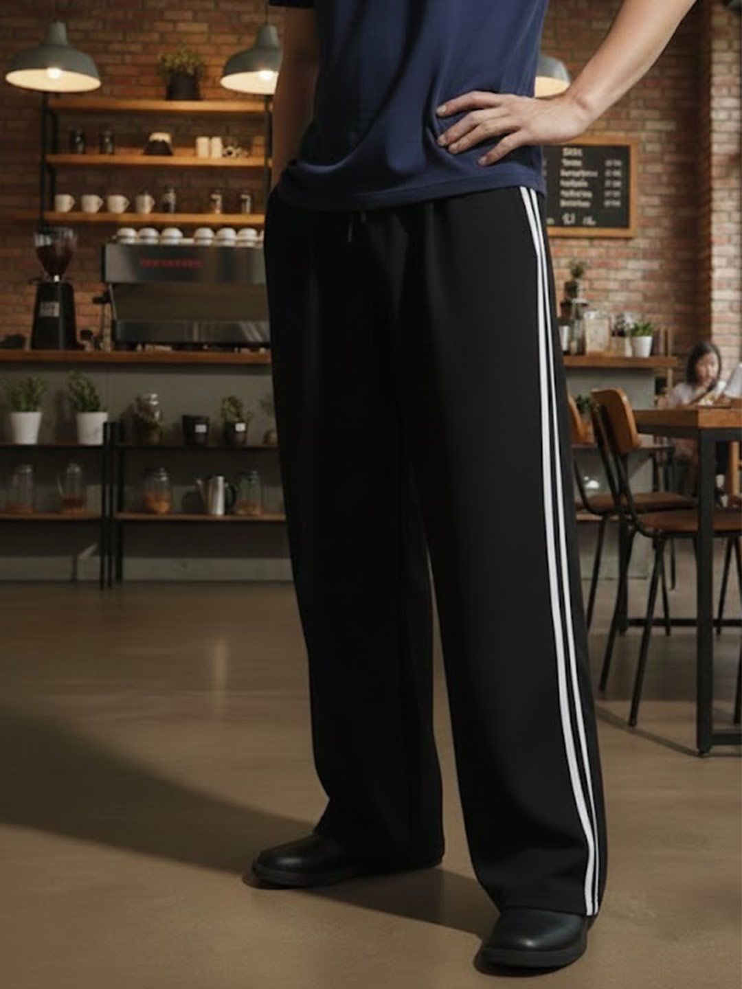 dockstreet Men Pure Cotton Relaxed Fit Track Pants-picture-38