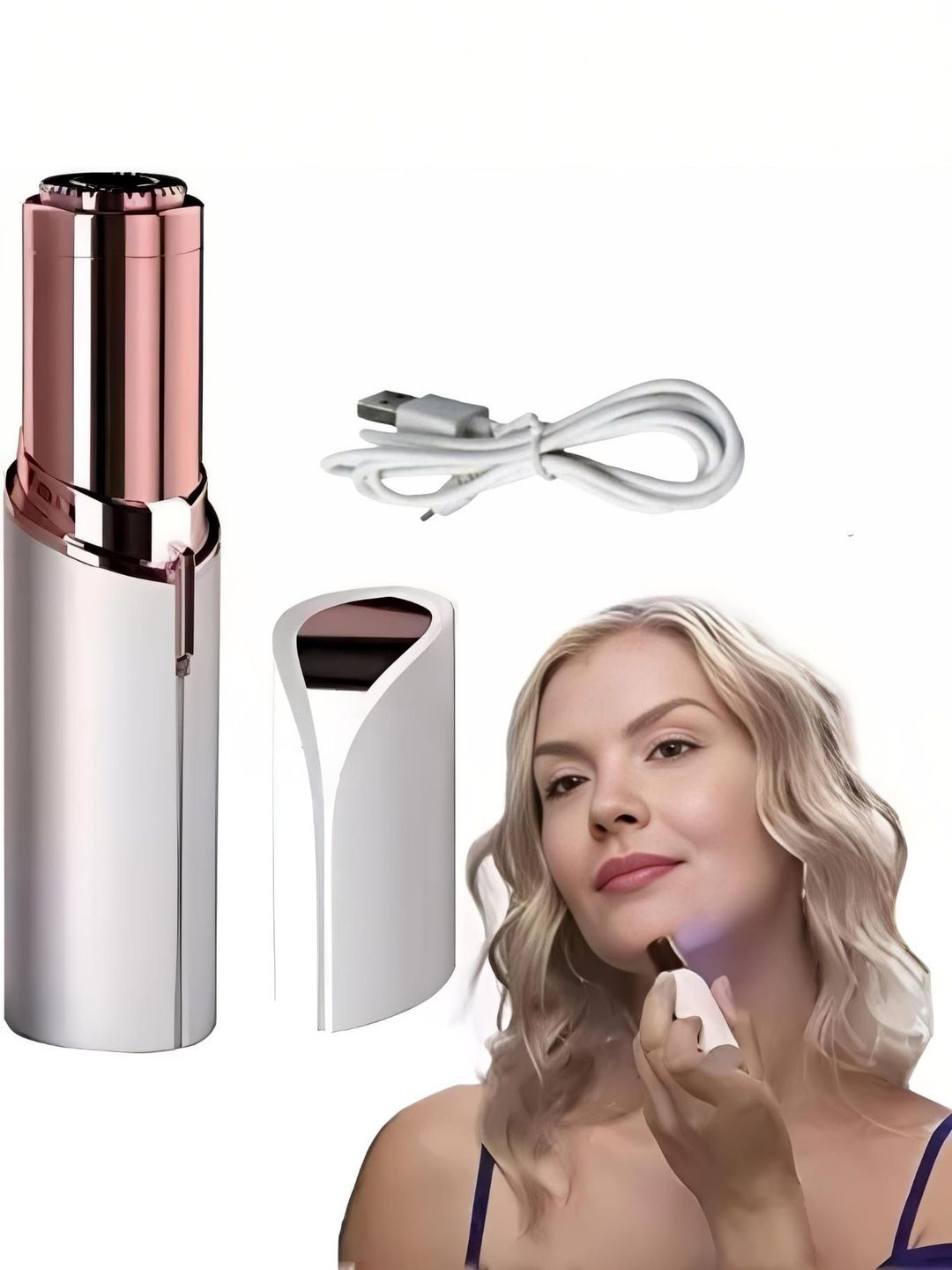 Elecsera Flawless & Painless Eyebrow & Facial Hair Remover Epilator-picture-23
