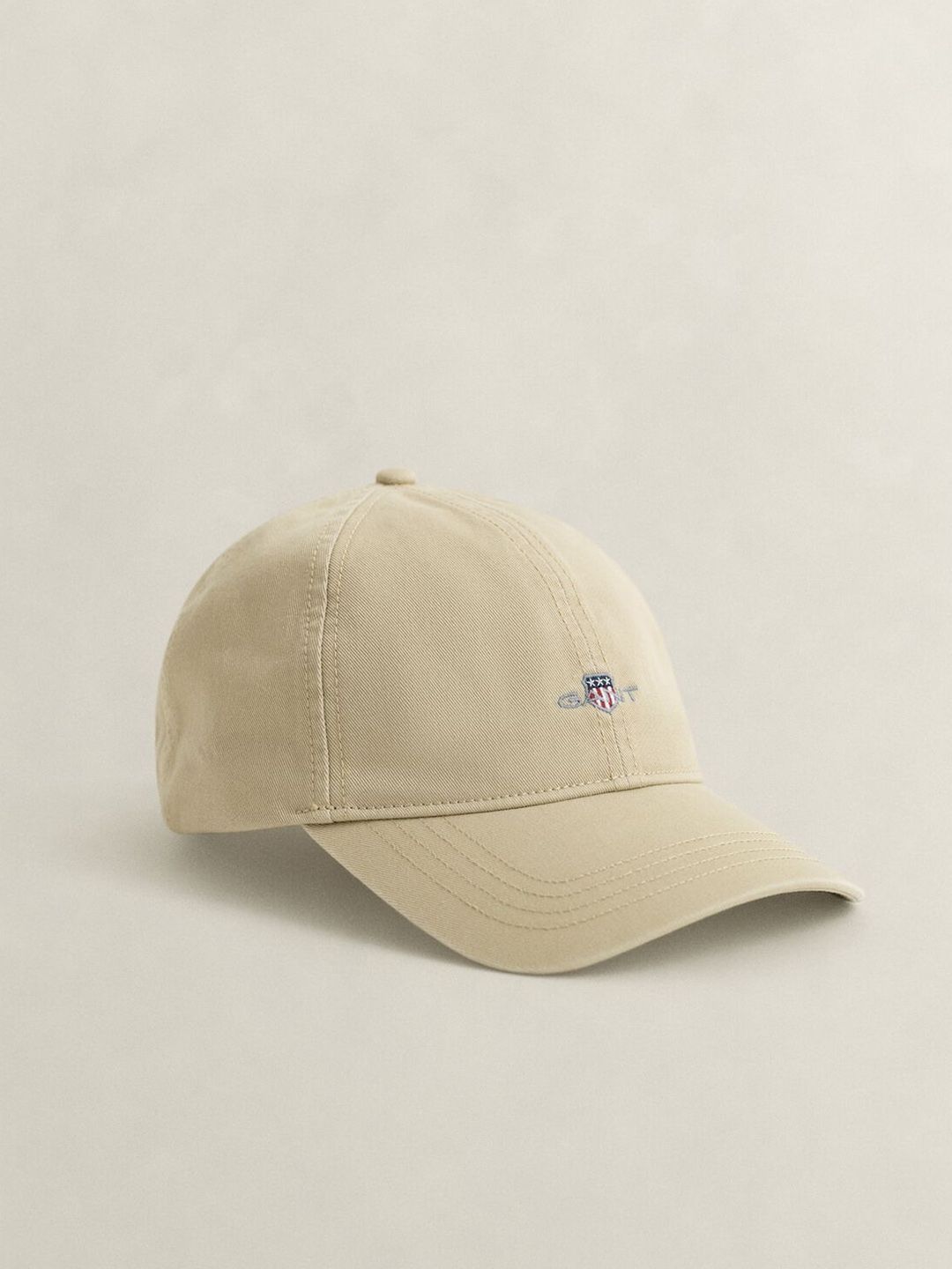 Gant Beige Shield Embroidered Baseball Cap-picture-42