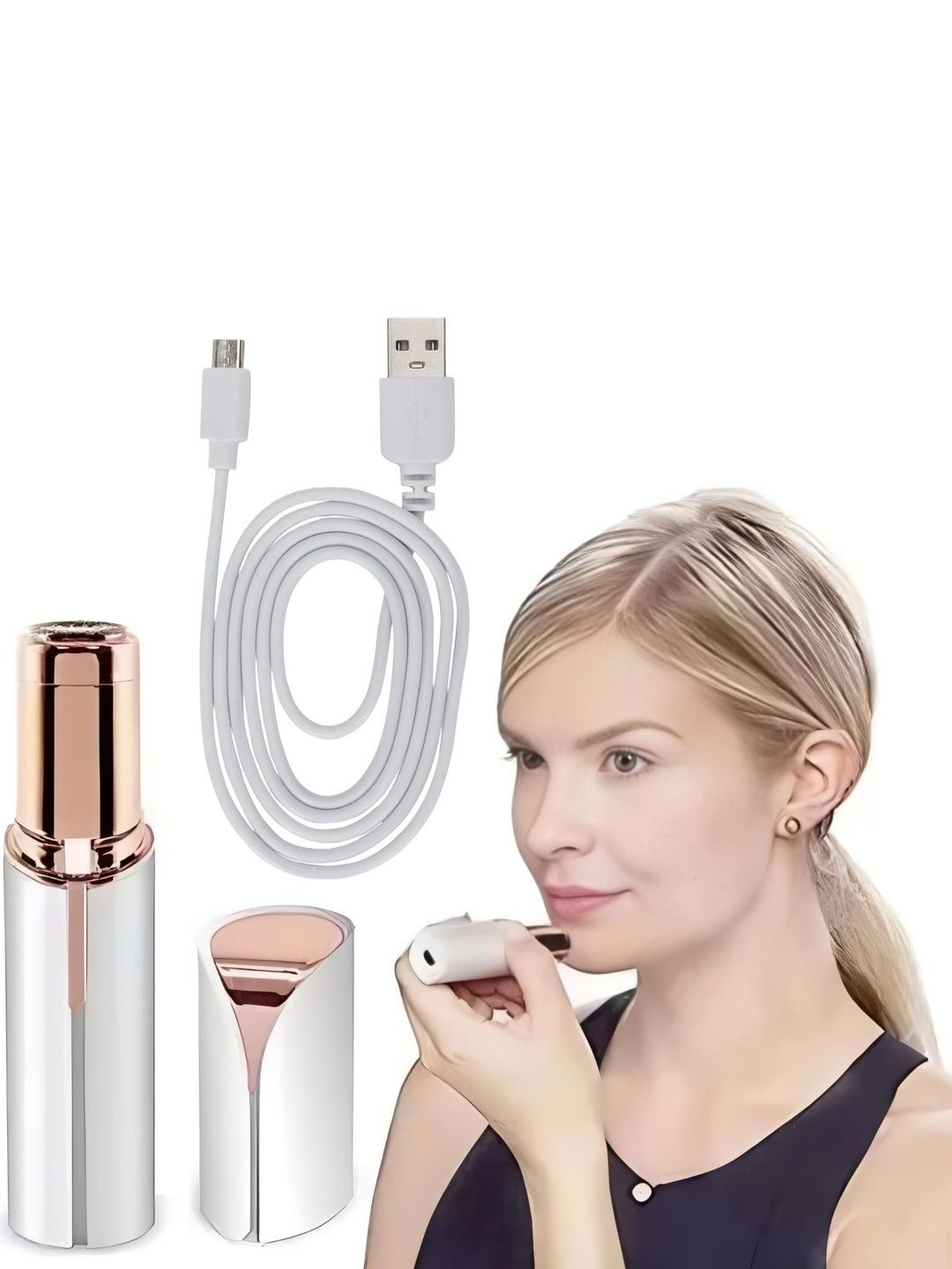 Elecsera Flawless & Painless Eyebrow & Facial Hair Remover Epilator-picture-25