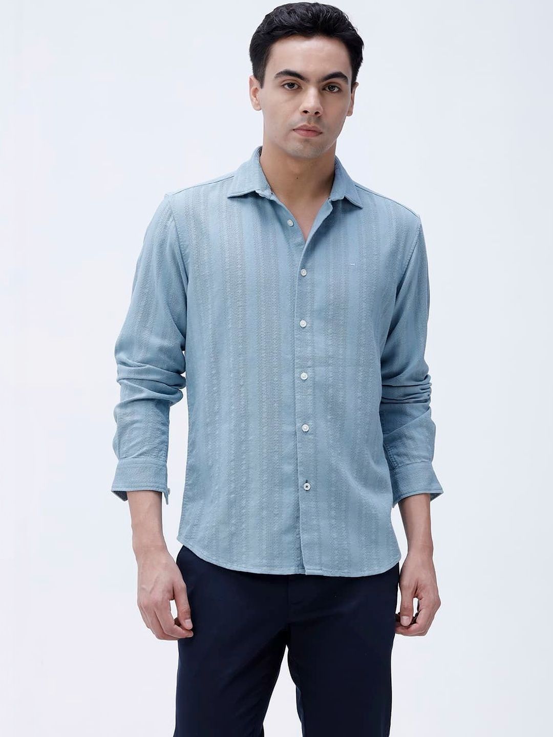Basics Men Comfort Slim Fit Casual Shirt-picture-25