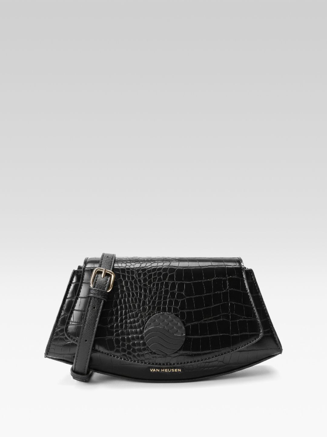 Van Heusen Croc-Textured Crossbody Sling Bag-picture-37