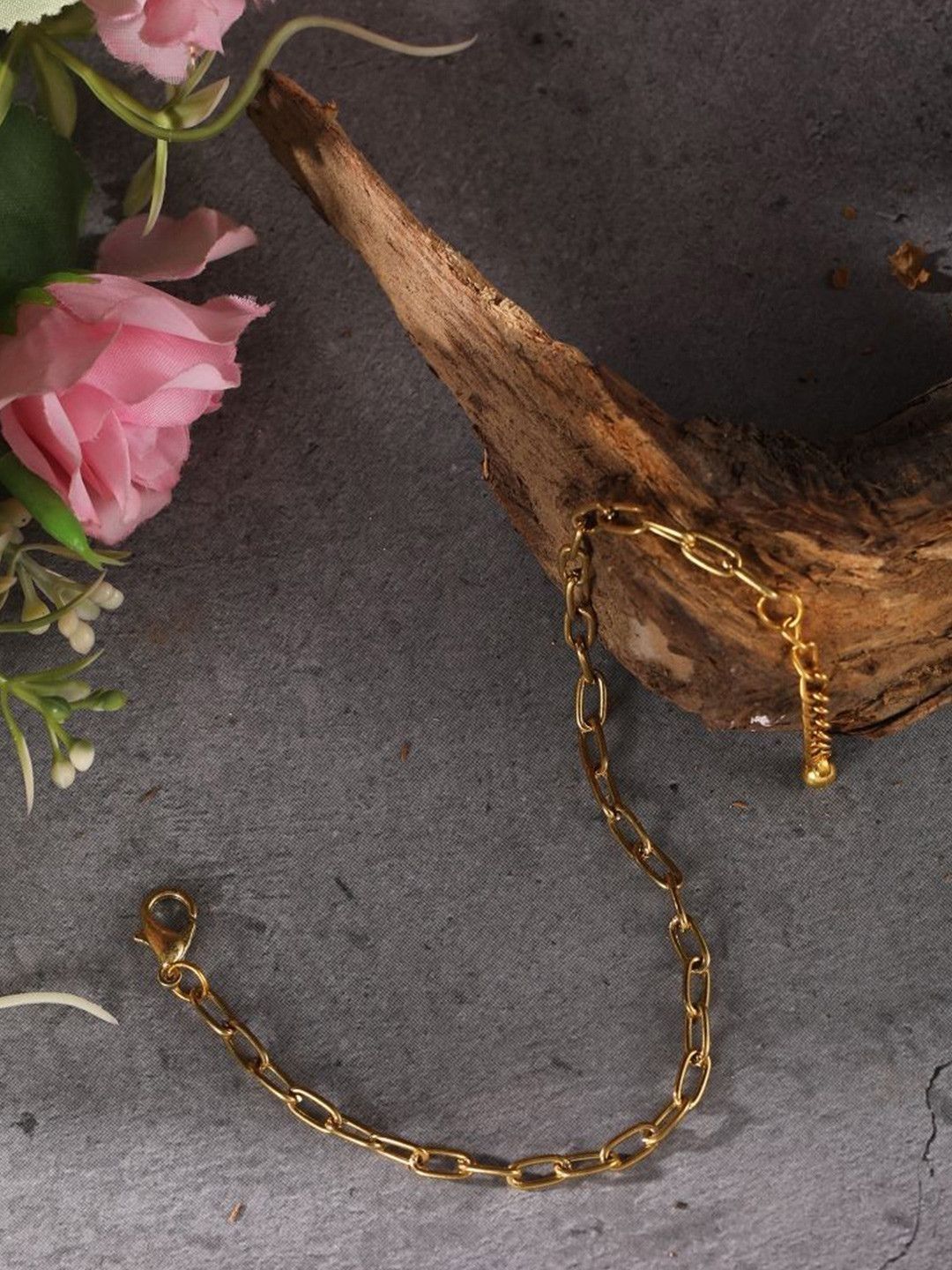 StyleCast Women Brass Gold-Plated Link Bracelet-picture-56