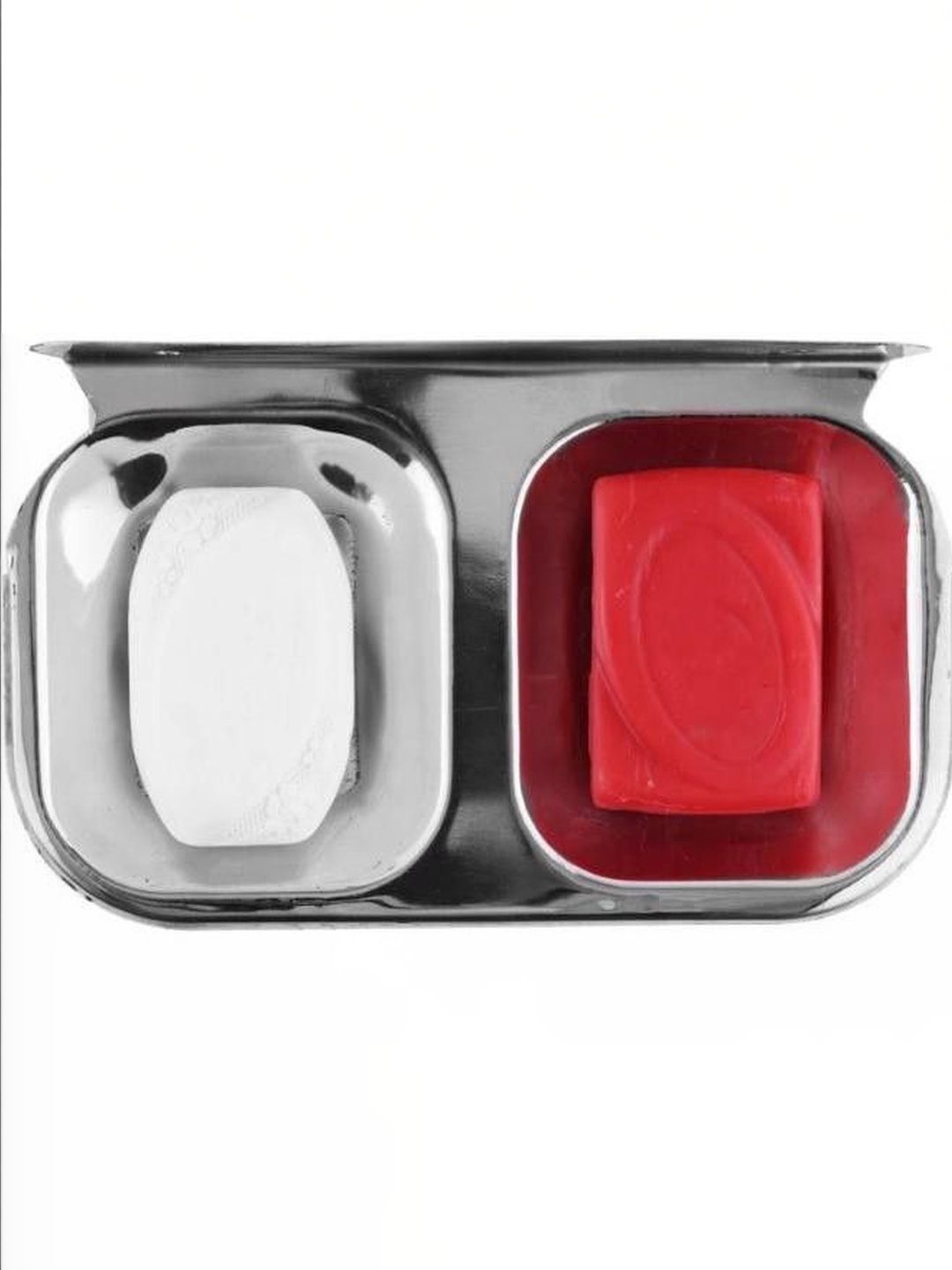 WEKTU Silver-Toned & Silver-Toned Solid Stainless Steel Soap Dish-picture-14