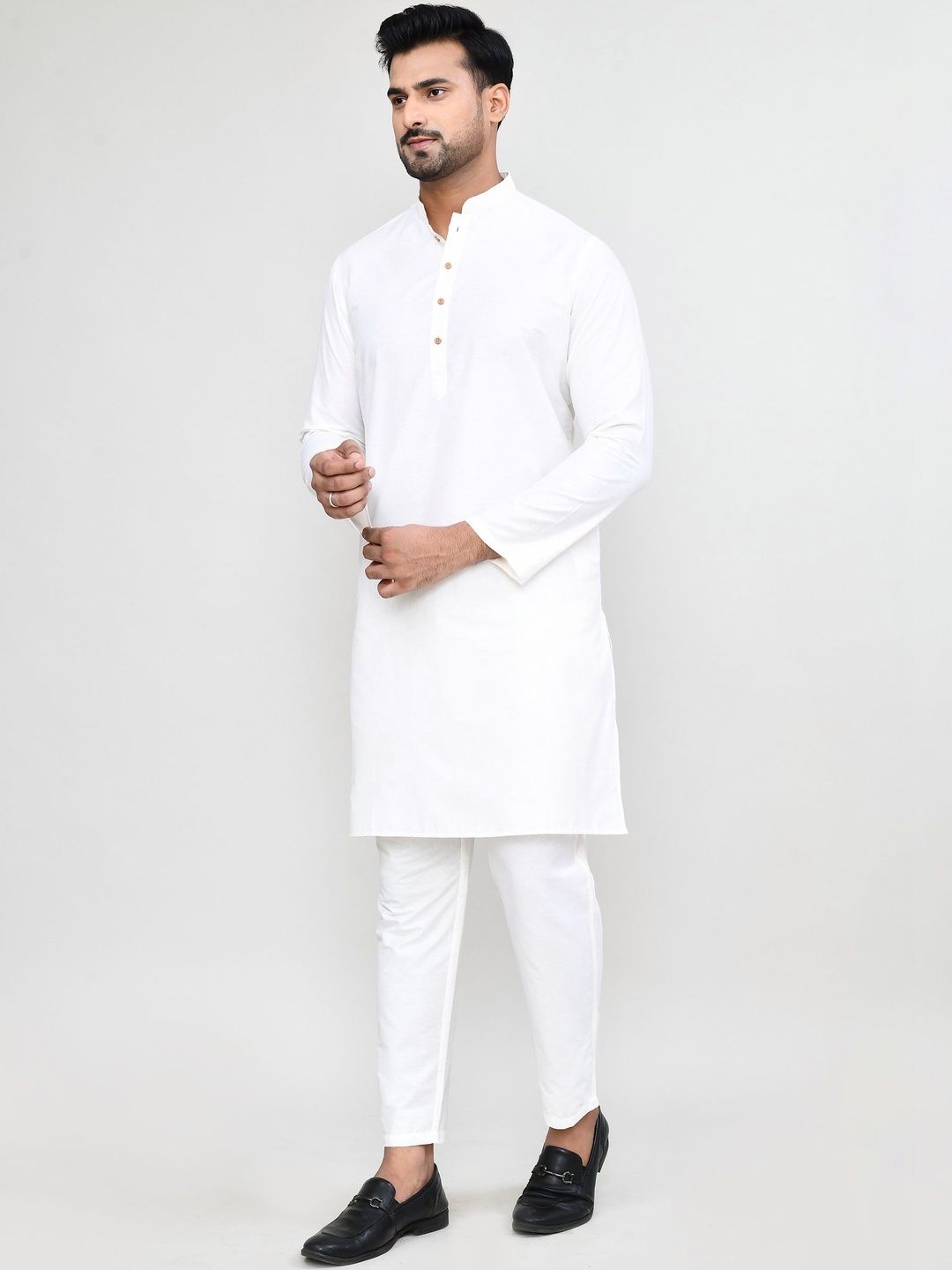 HERE&NOW Men Handloom Kurta-picture-15