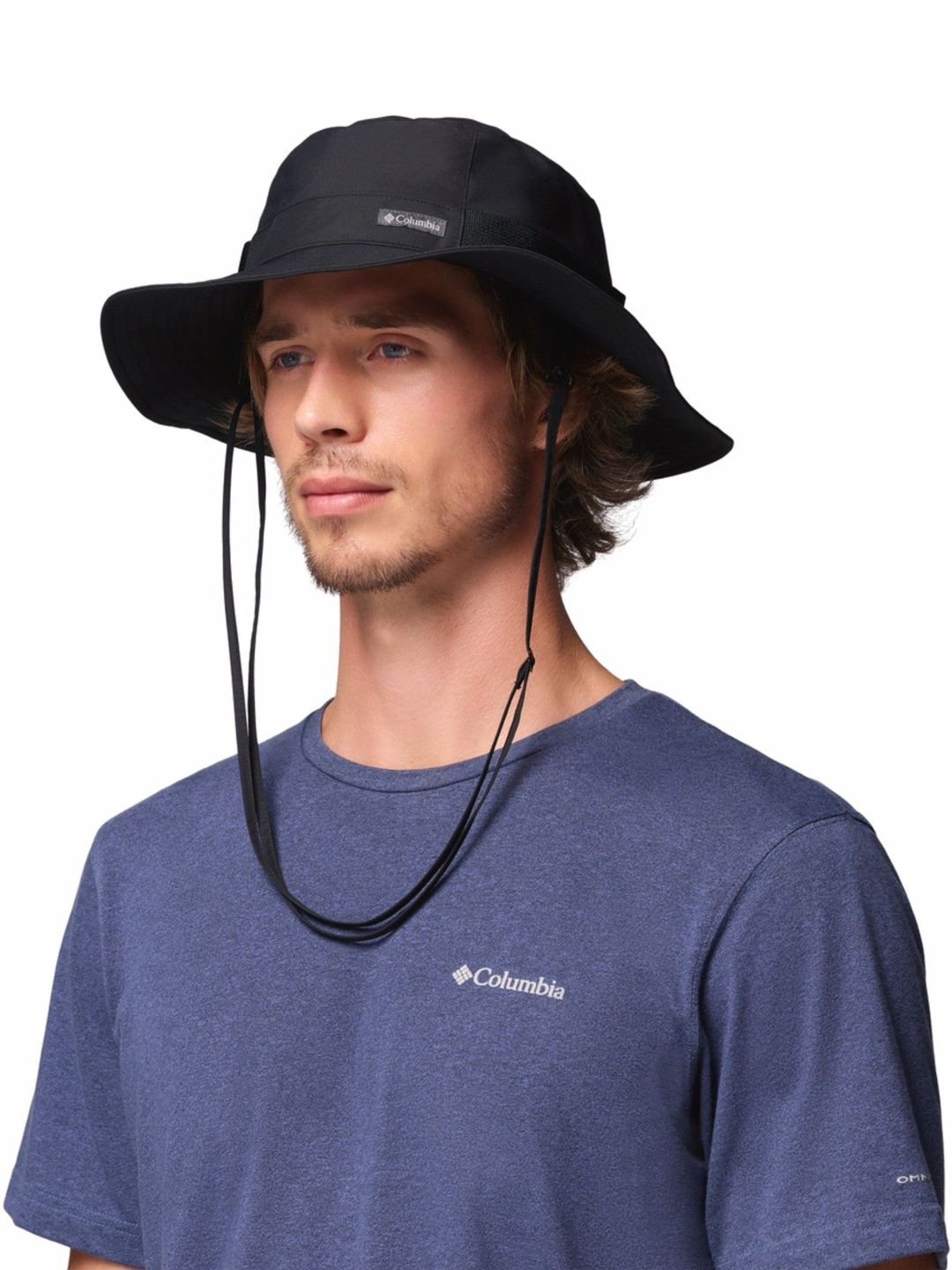 Columbia Unisex Black Solid Bucket Hat-picture-43