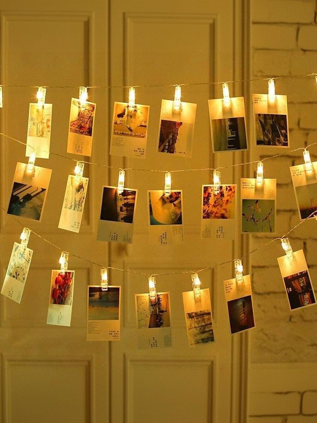 MPROW Yellow Lightweight Photo Clip String Lights-picture-24