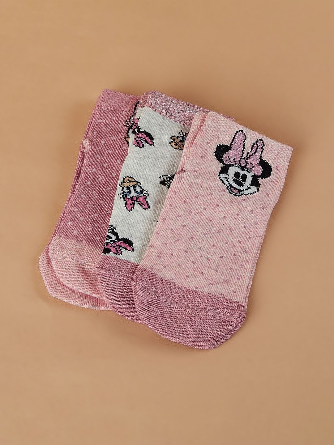 Fame Forever by Lifestyle Girls Pack Of 3 Printed Cotton Ankle-Length Socks-picture-21