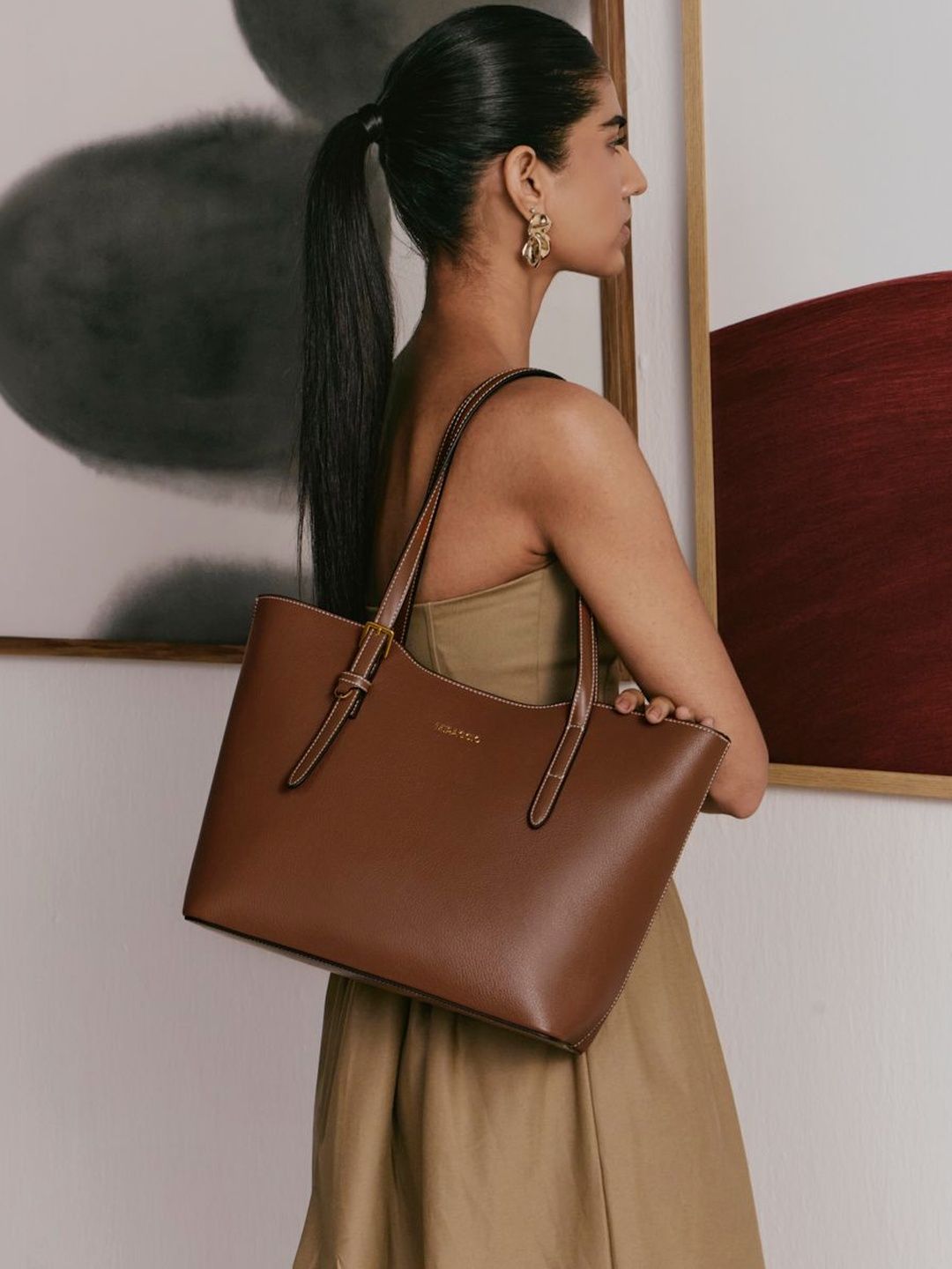 MIRAGGIO PU Structured Tote Bag-picture-13