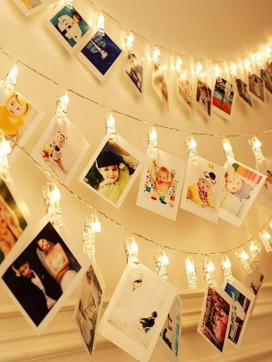 MPROW Yellow Lightweight Photo Clip String Lights-picture-33
