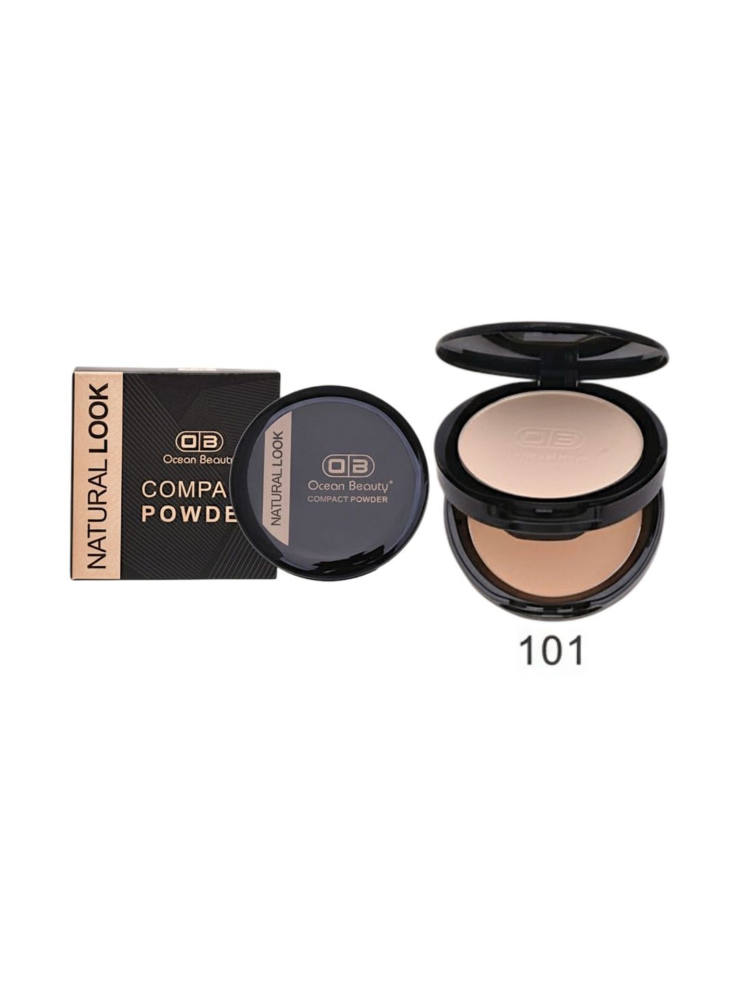 OB Ocean Beauty 2In1 HD Oil Control Full Coverage Compact With Spf - 18 g- Shade - 101-picture-26