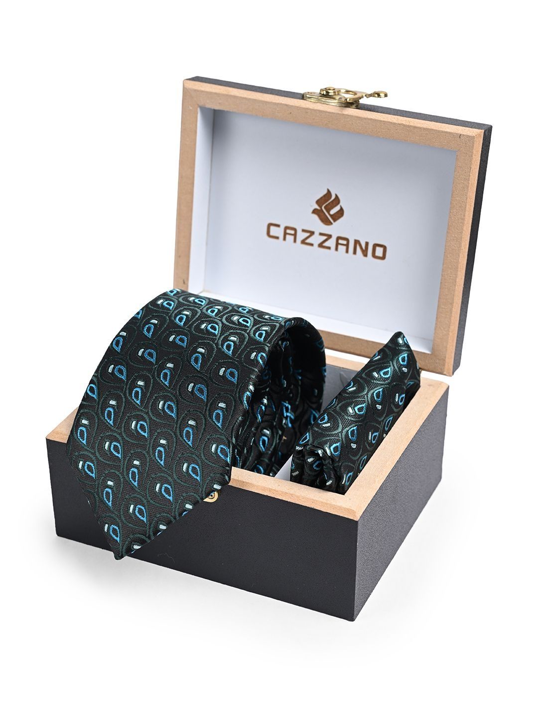 Cazzano Men Printed Skinny Tie-picture-32