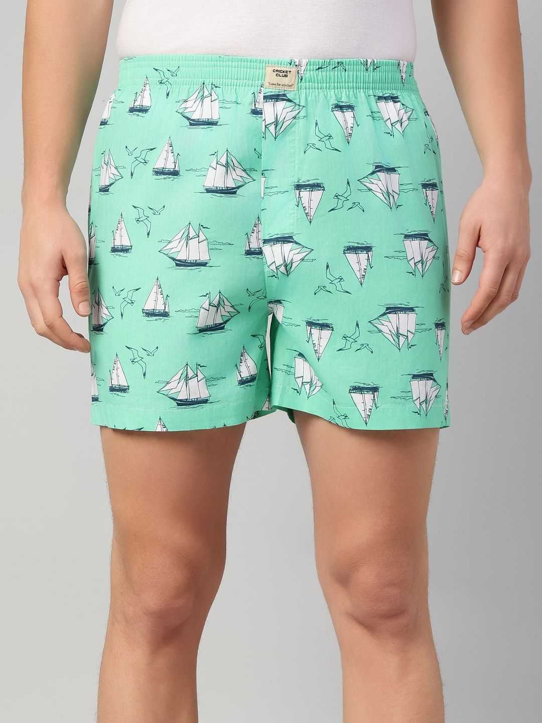 Thomas Scott Men Pack Of 3 Printed Cotton Mid-Rise Boxer-image-38