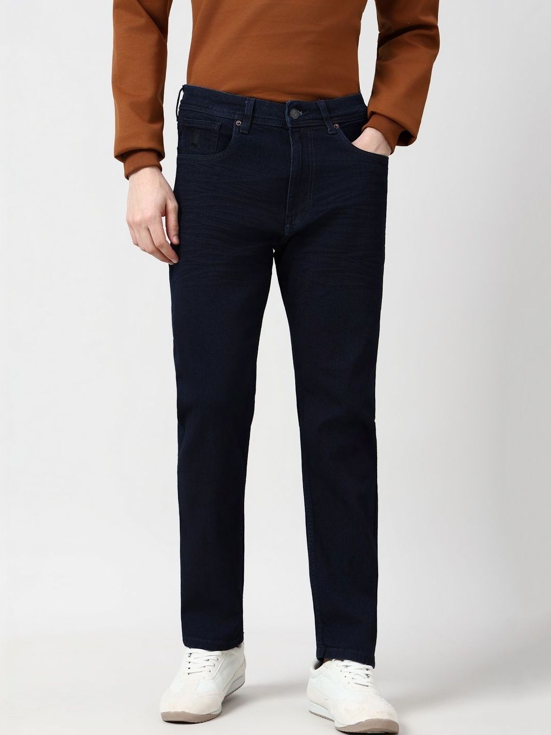 Peter England Casuals Men Regular Fit Mid-Rise Jeans-picture-47