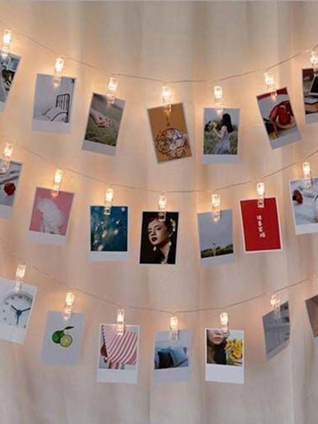 MPROW Yellow Lightweight Photo Clip String Lights-picture-34