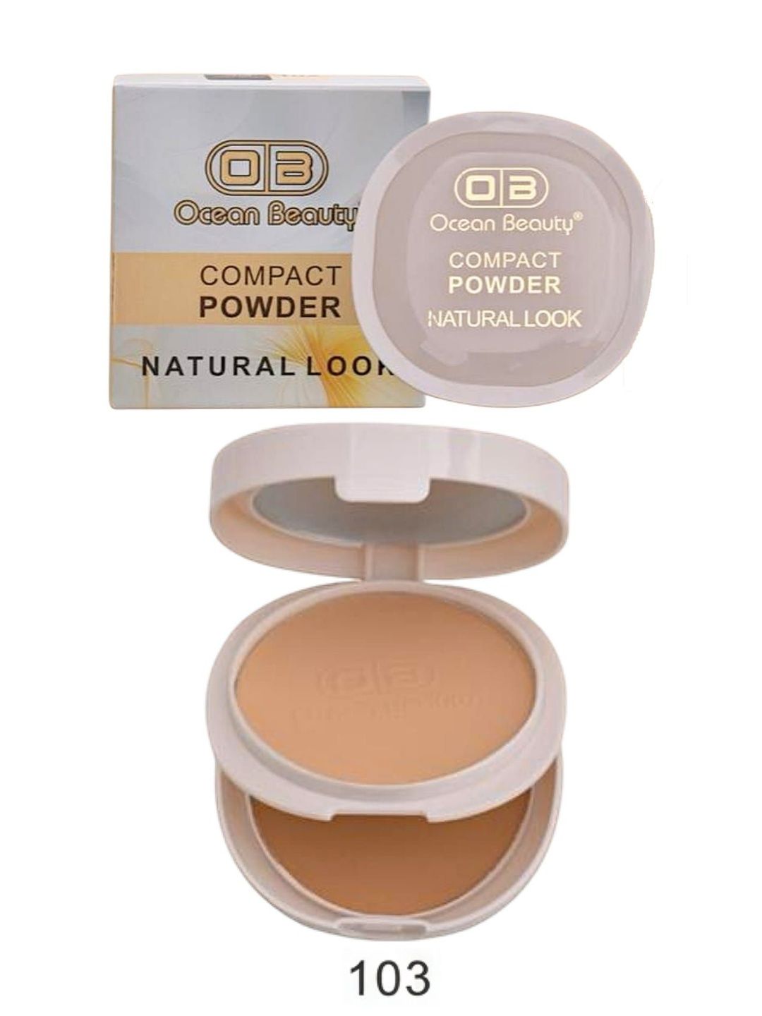 OB Ocean Beauty 2In1 HD Oil Control Full Coverage Compact With Spf - 18 g- Shade - 103-picture-16
