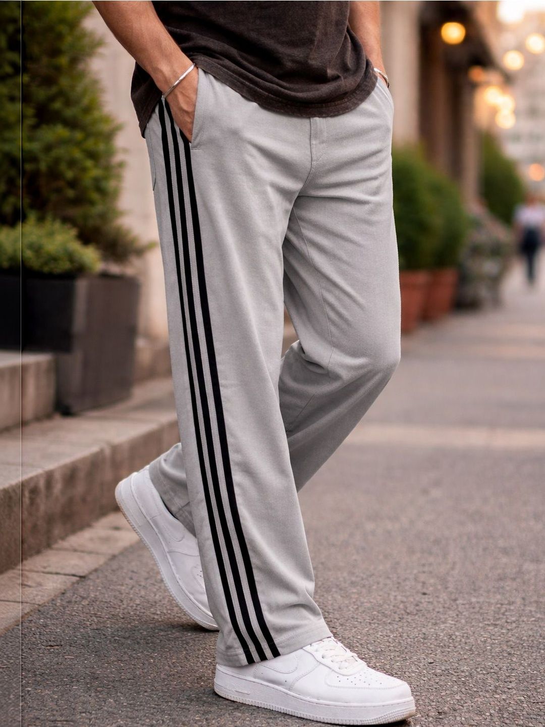 Urban Buccachi Men Striped Trousers-picture-35