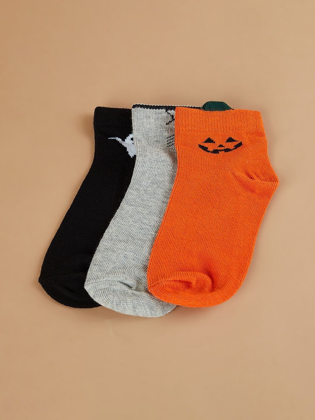 Fame Forever by Lifestyle Boys Pack Of 3 Patterned Cotton Ankle Length Socks-picture-20