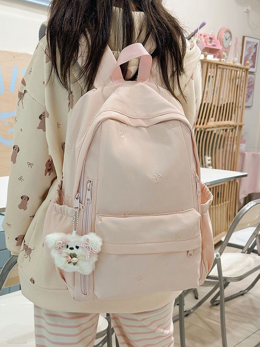StyleCast x Revolte Women Geometric Applique Backpack-picture-18