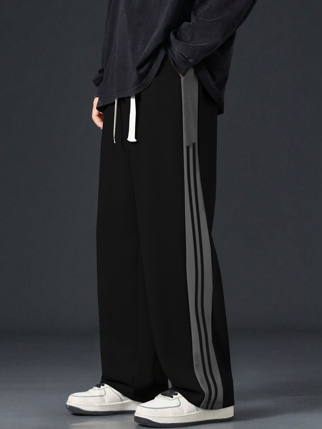 KAJARU Men Loose Fit Trousers-picture-49