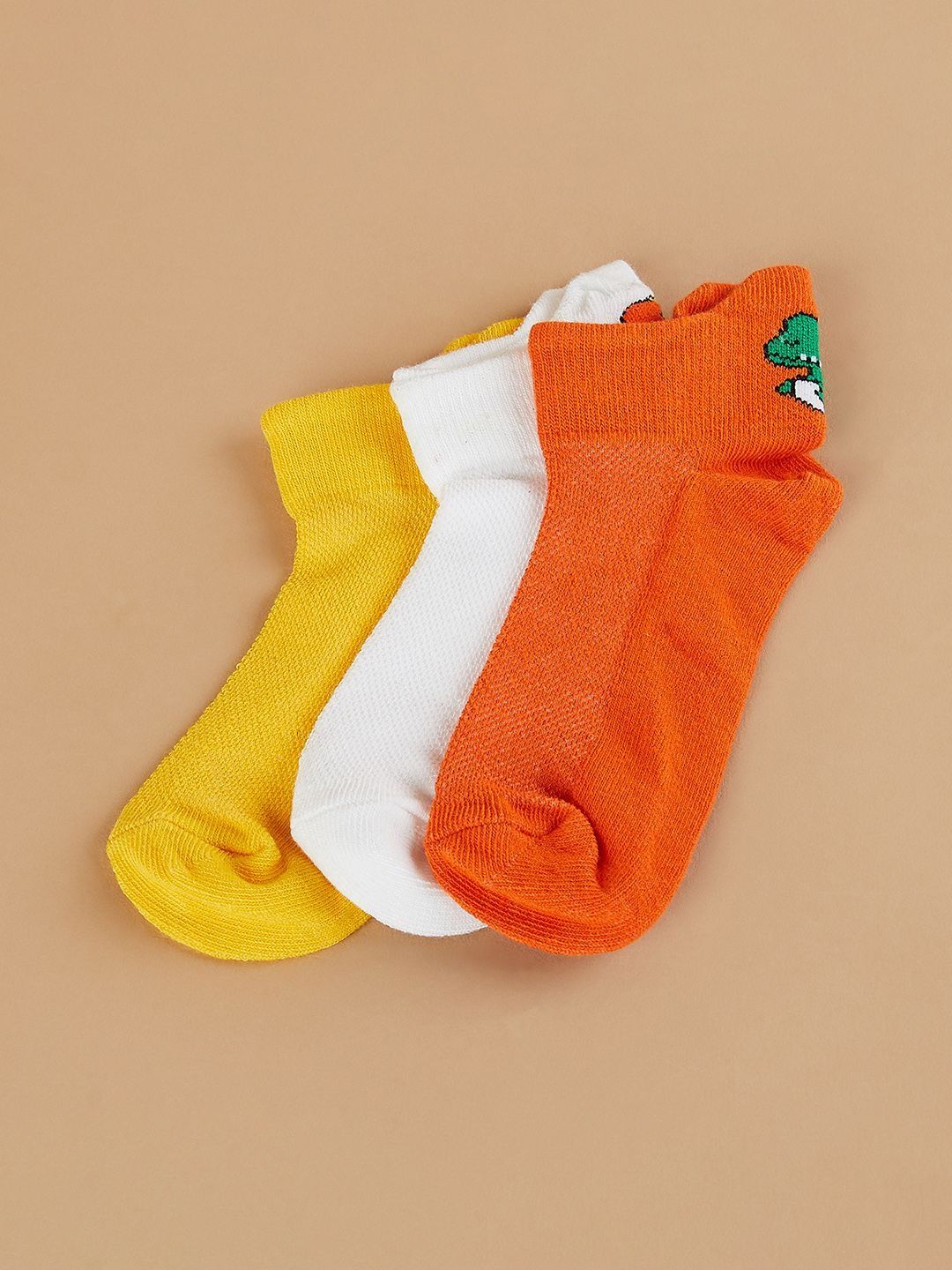 Fame Forever by Lifestyle Boys Pack Of 3 Cotton Ankle Length Socks-picture-19