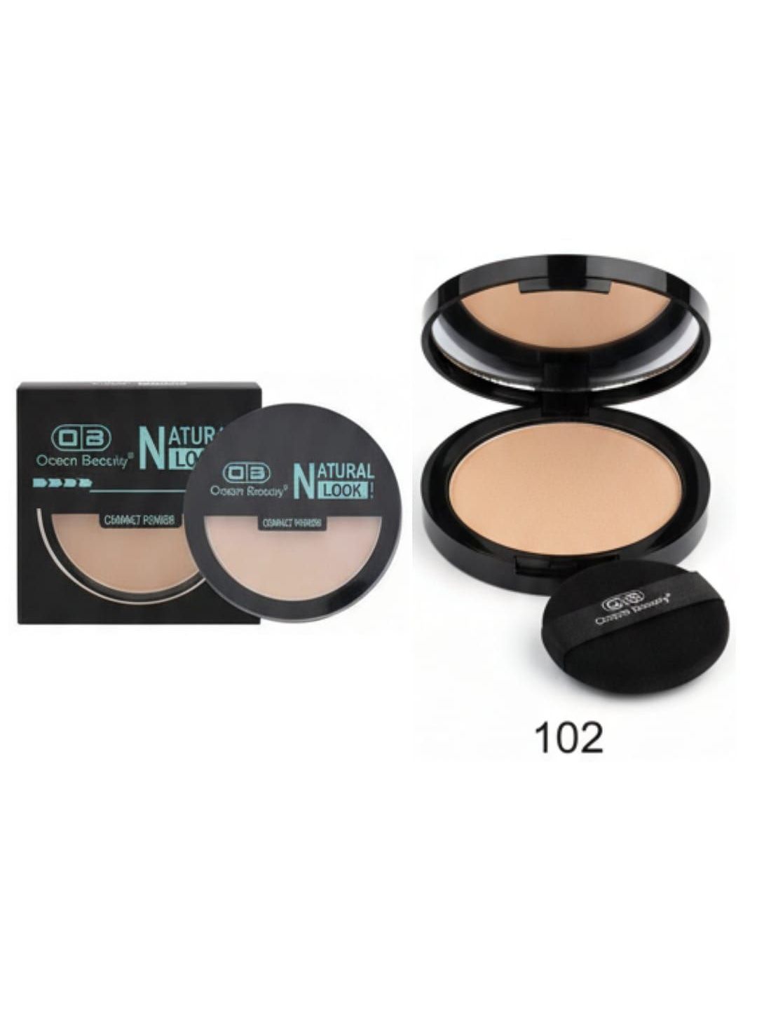 OB Ocean Beauty 2In1 HD Oil Control Full Coverage Compact With Spf - 18 g- Shade - 102-image-39