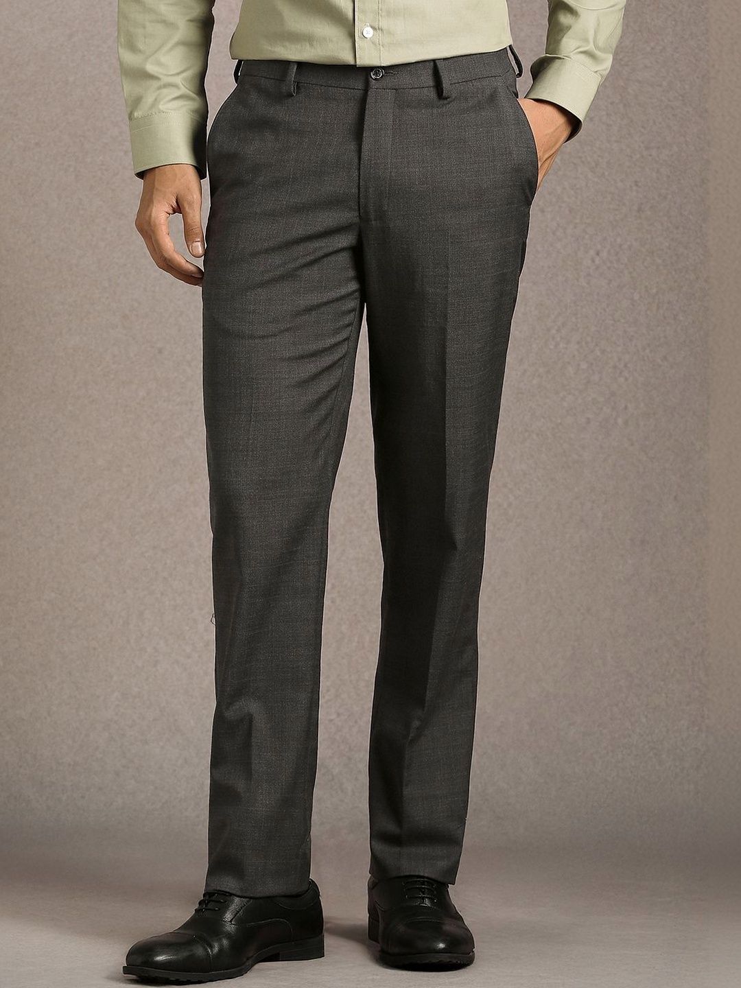 Louis Philippe Men Slim Fit Trousers-picture-27