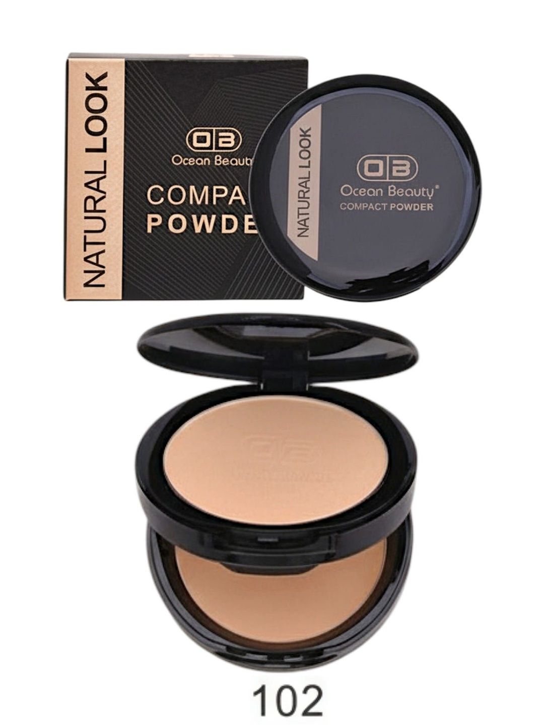 OB Ocean Beauty 2In1 HD Oil Control Full Coverage Compact With Spf - 18 g- Shade - 102-image-37