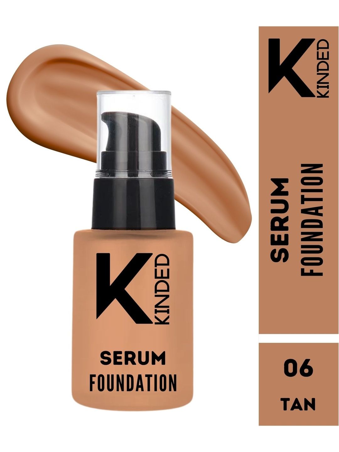 KINDED Dewy Finish Serum Foundation With Avocado Oil - 30 ml - Tan -06-picture-57