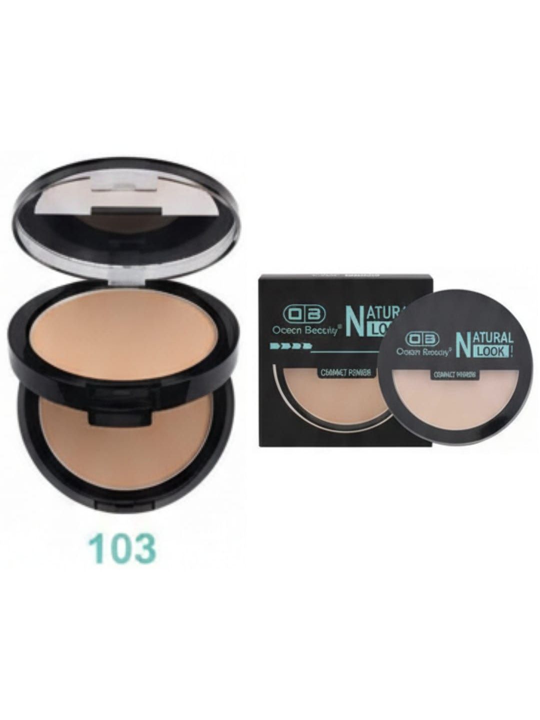 OB Ocean Beauty 2In1 HD Oil Control Full Coverage Compact With Spf - 18 g- Shade - 103-picture-20