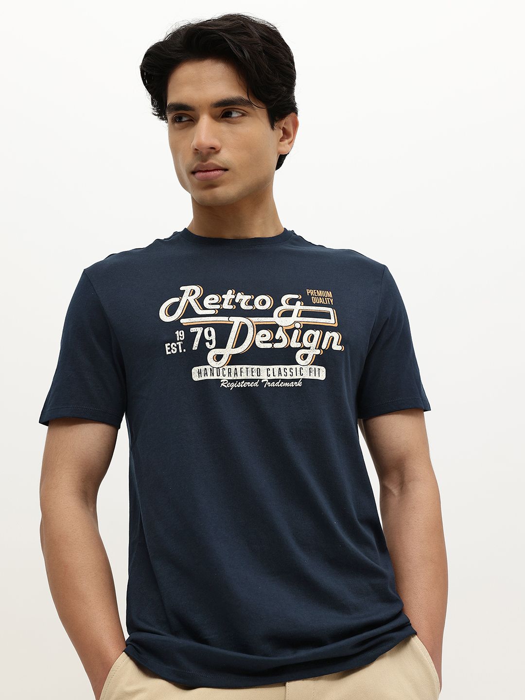 KIABI Printed Pure Cotton T-shirt-image-40