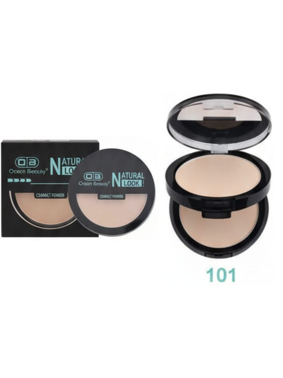OB Ocean Beauty 2In1 HD Oil Control Full Coverage Compact With Spf - 18 g- Shade - 101-picture-19