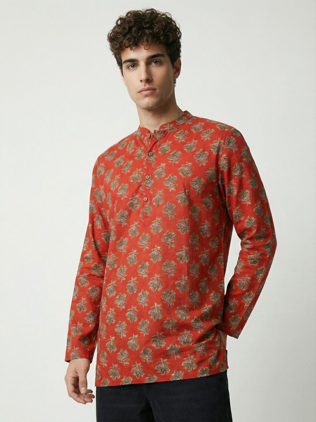 Anouk Rustic Floral Printed Straight Kurta-image-17