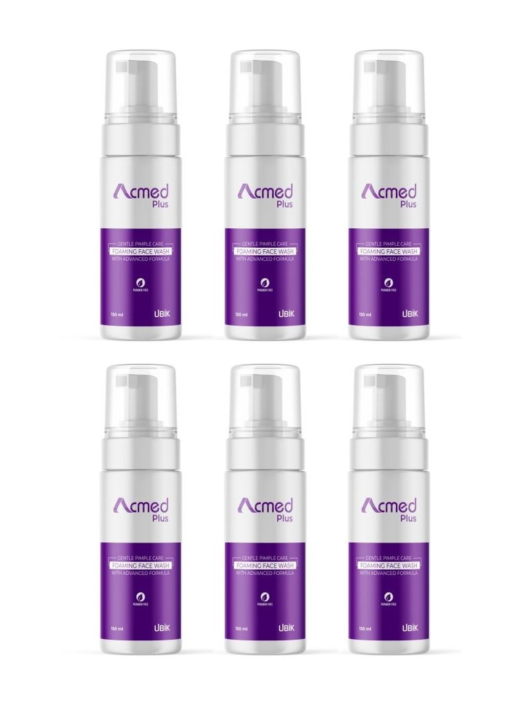 ACMED Set Of 6 Foaming Face Wash - 150 ml Each-image-20