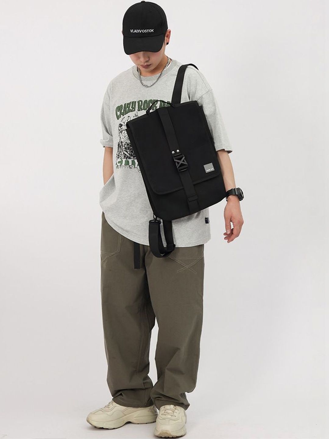StyleCast x Revolte Men Applique Backpack-picture-17