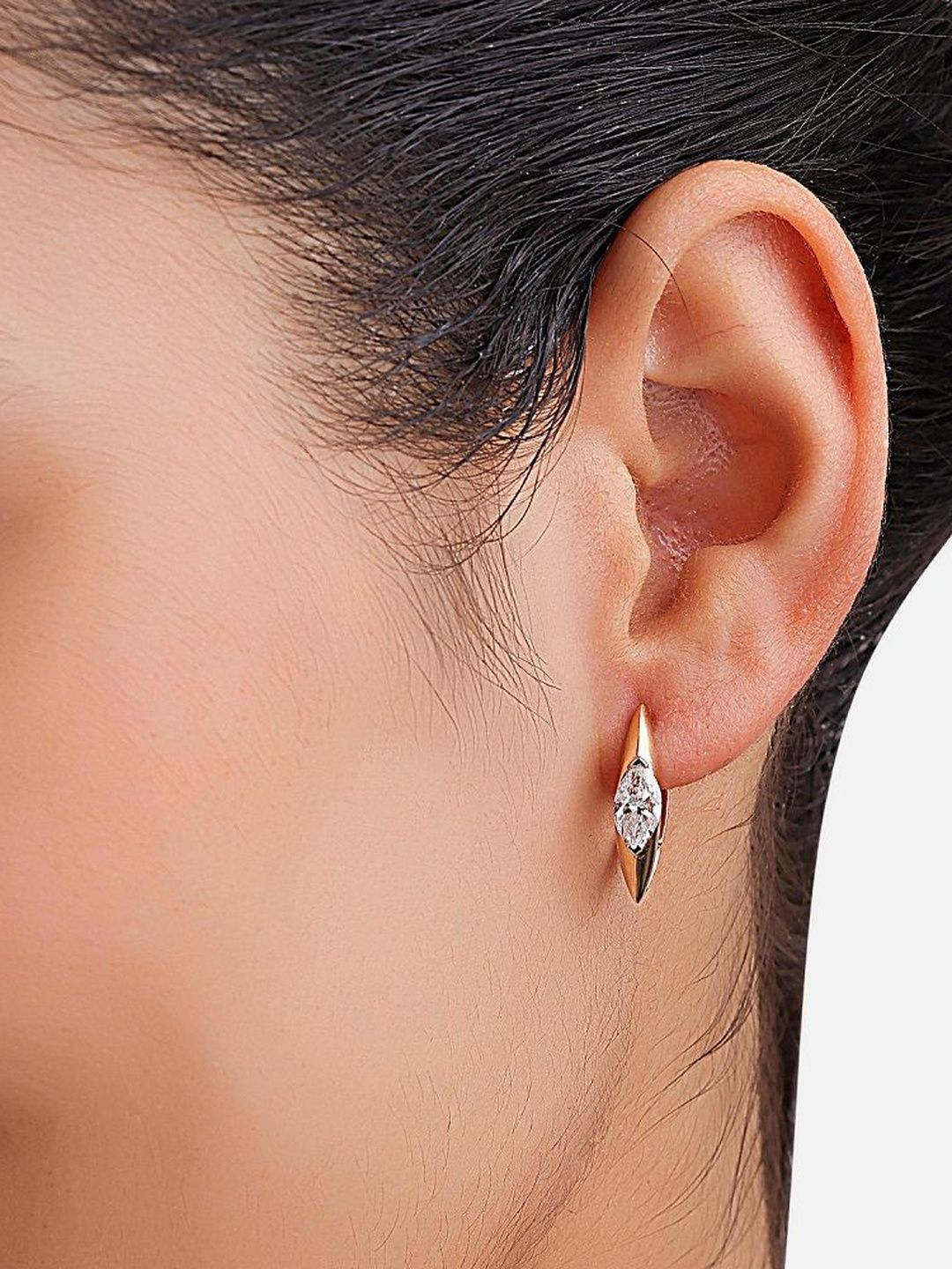 Crash.Club By CKC 18Kt Gold Earrings With 1.04 Ct Lab Grown Diamond 4.18 g-picture-46