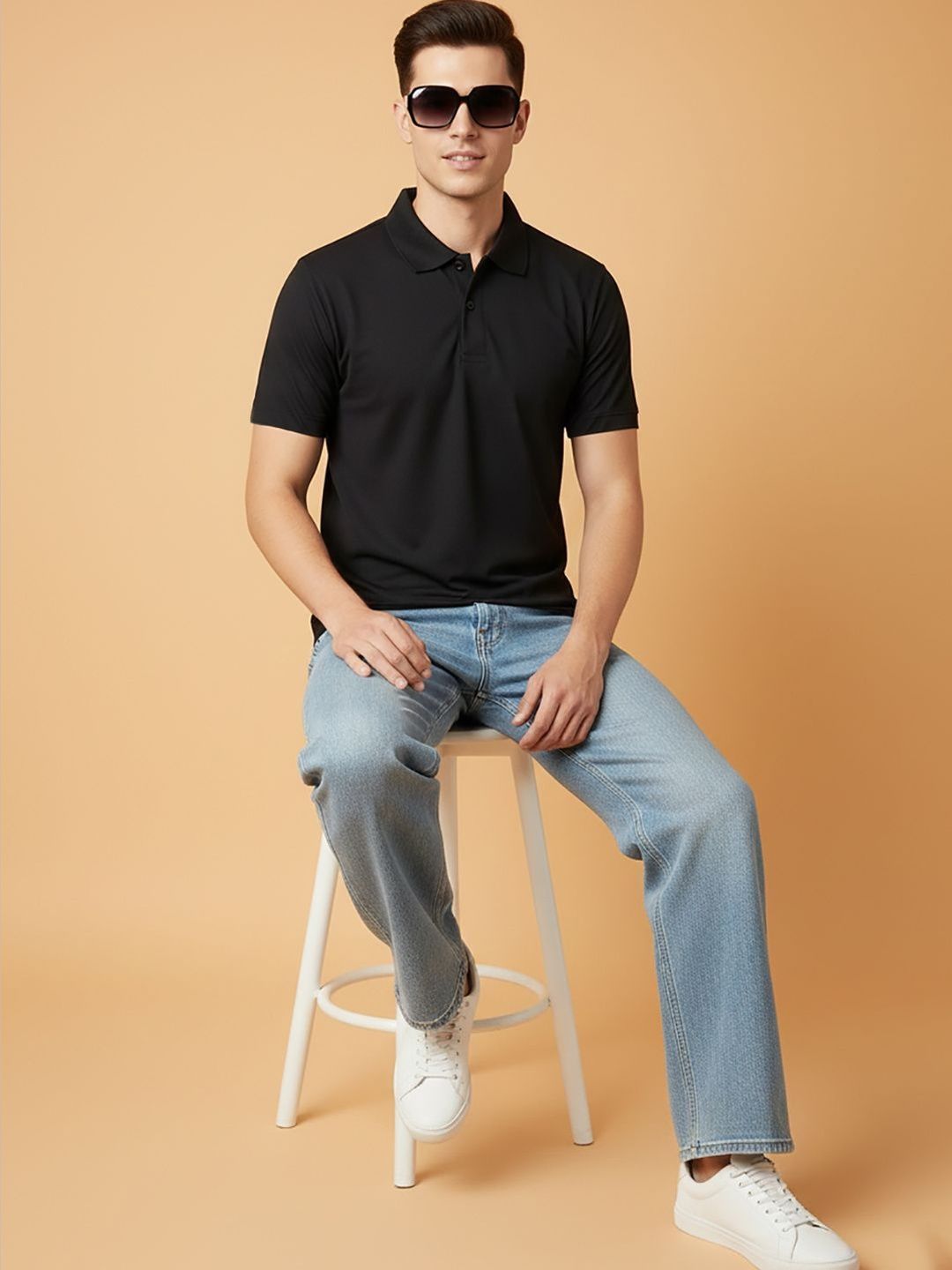 Buy SZN Men Polo Collar T Shirt - Tshirts for Men 39255739 | Myntra