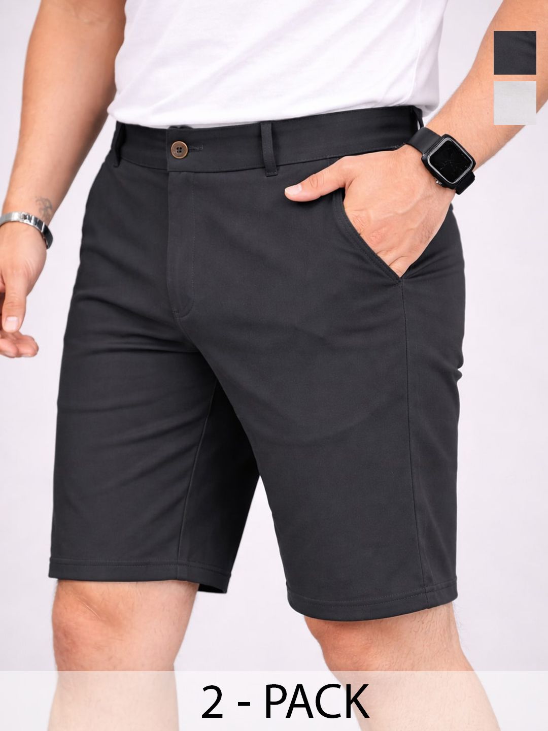 JAMES&GEORGE Men Running Shorts