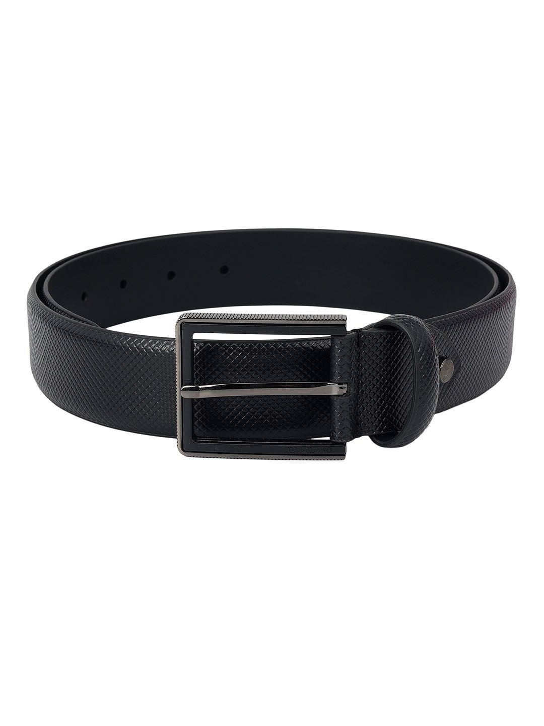 Da Milano Men Textured Leather Formal Belt-picture-26
