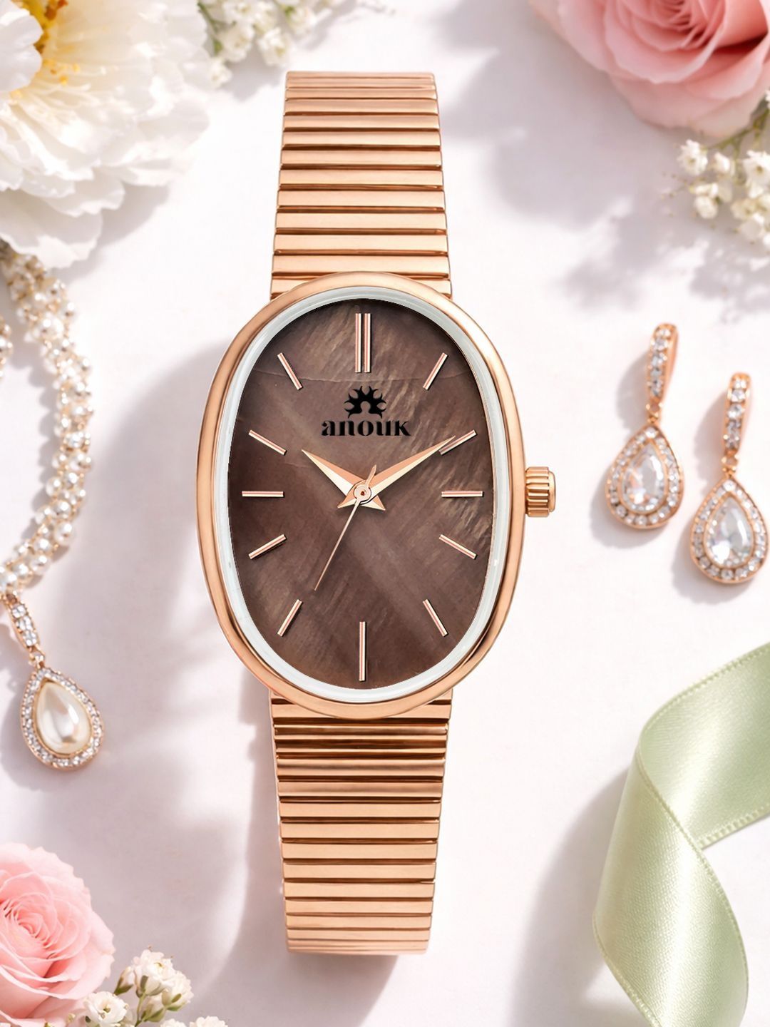 Anouk Women Dial & Bracelet Style Straps Analogue Watch ANW-037-BR-image-13