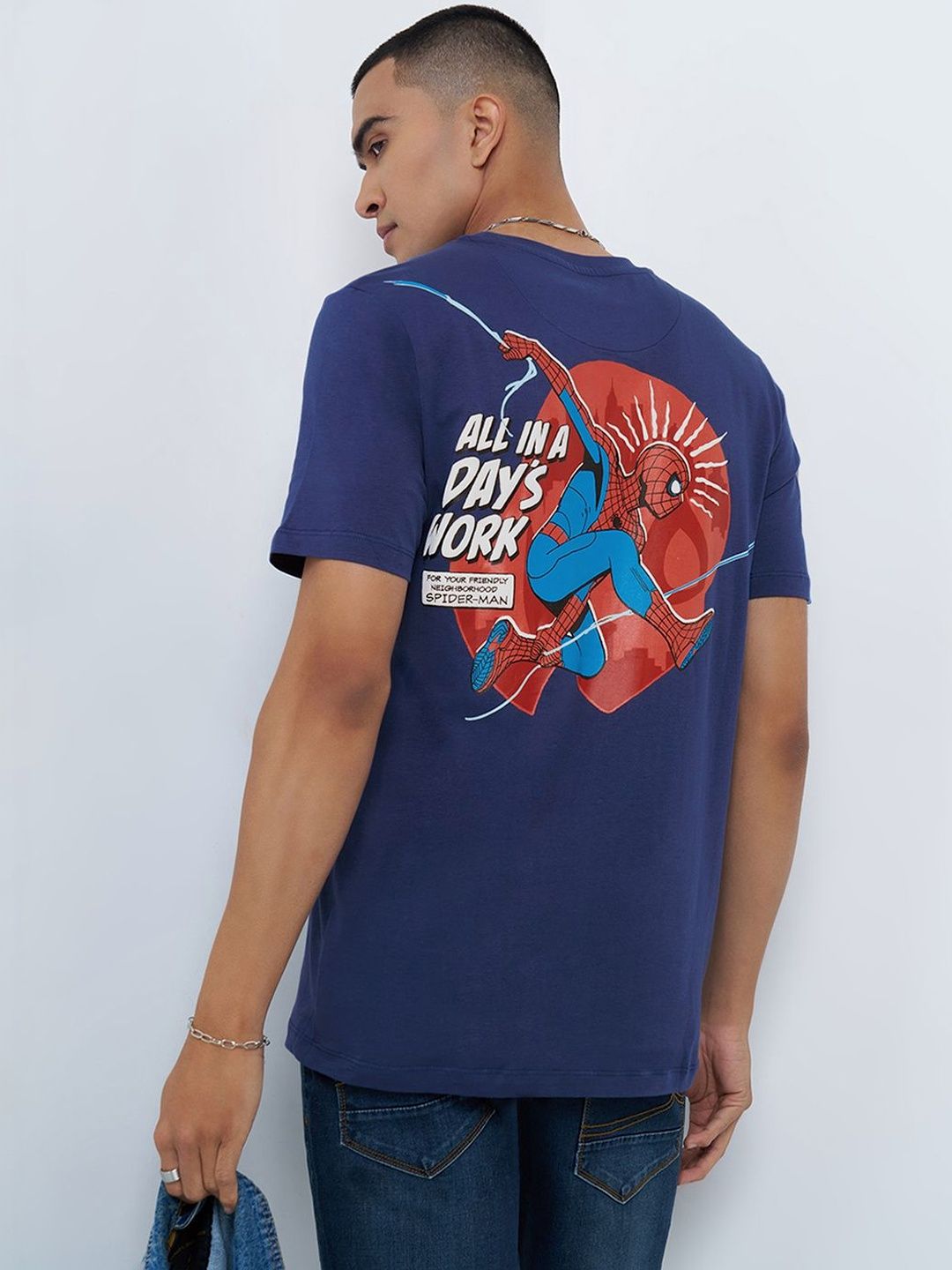 SF JEANS by Pantaloons Men Printed T-shirt-image-1
