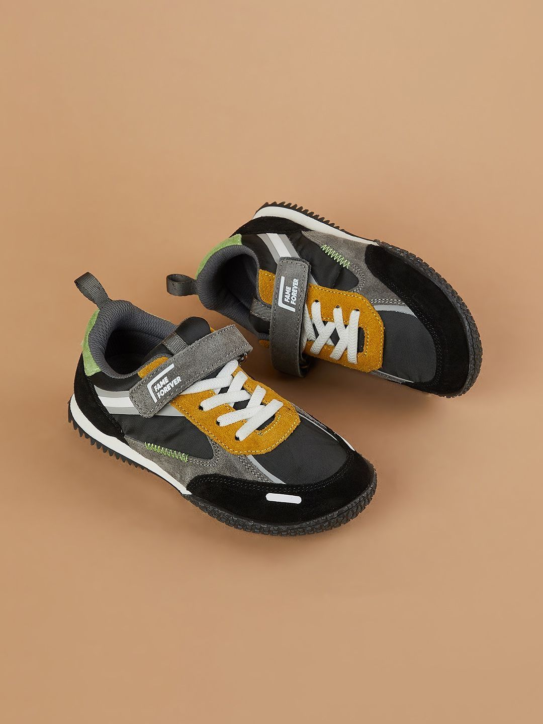 Fame Forever by Lifestyle Boys Colourblocked PU Sneakers-picture-26