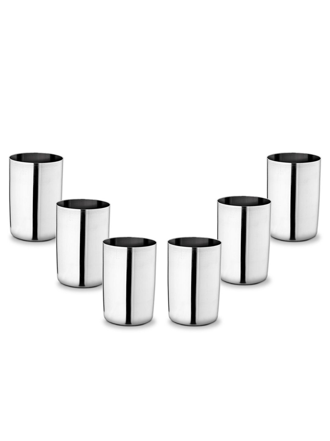 Wonderchef Venice Set of 6 Stainless Steel Glass - 300 ml-picture-23