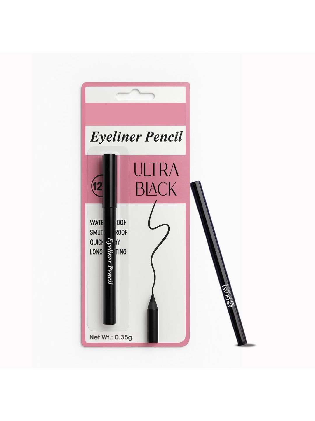 B INIK Fragrance-Free Smudge Proof Pencil Kajal - Ultra Black-picture-6