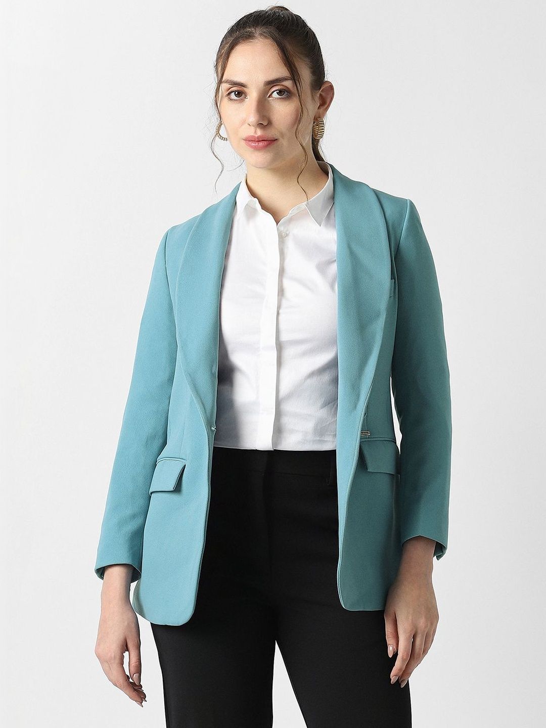 Van Heusen Woman Notched Lapel Single-Breasted Formal Blazers-picture-16